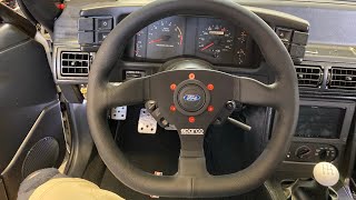 Foxbody Quick Release Steering Wheel With Horn and Cruise Control [upl. by Solita]