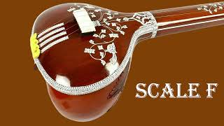 Tanpura Scale F HIGH QUALITY SOUND [upl. by Cecily126]