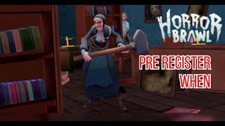 HORROR BRAWL GAME PRE REGISTER COMING  HORROR GAME NEWS CHANNEL  HGN [upl. by Ahsea]