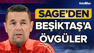 Olimpik Lyon Teknik Direktörü Pierre Sage quotBeşiktaş İkinci Yarıda Hızlıydıquot beşiktaş lyon [upl. by Atilef]