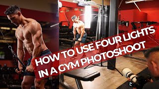 Gym Lighting Step by Step  Fitness Photography Breakdown [upl. by Boylan]