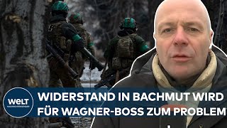 PUTINS KRIEG Kampf um Bachmut  Sinkt der Stern von WagnerBoss Prigoschin  WELT Analyse [upl. by Shreve975]