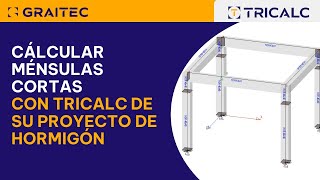 Calcular ménsulas cortas con Tricalc en un proyecto de hormigón [upl. by Nagirrek]