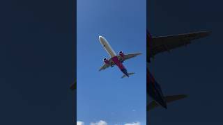 Wizz Air A321neo Approach and Landing at Gatwick aviation [upl. by Adaven]