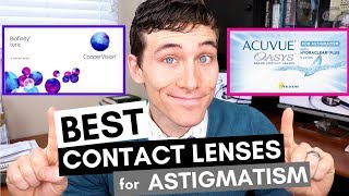 Best Contact Lenses for Astigmatism  Toric Contacts Review [upl. by Eardna710]