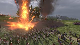 The Empire and Bretonnia vs Chaos Dwarfs  Massive Battle  Total War Warhammer 3 [upl. by Greenes336]