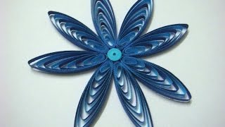 How to make a petal of a two tone cascading loops flower with quilling comb [upl. by Gemina]