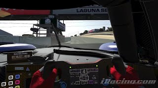 iRacing Laguna Seca Ligier JS P320 Dry Track Guide Hotlap  Telemetry [upl. by Moia]