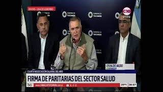 Paritarias la Provincia y ATSA sellaron un acuerdo [upl. by Rog]