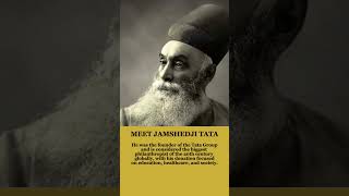 Jamshedji Tata  worlds grteast philanthropist of 20th century jamshedjitata shorts founder [upl. by Ajam]