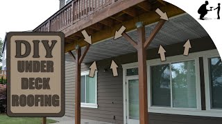 DIY How to Install UnderDeck Roofing [upl. by Kozloski]