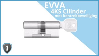 EVVA 4KS cilinder met kerntrekbeveiliging  Veiligheidsslotennl [upl. by Otxis]