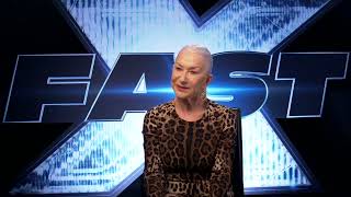 Fast X Helen Mirren Official Movie Interview  ScreenSlam [upl. by White711]