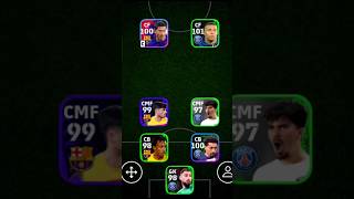 Who is better Barca vs Psg  424 Formation  efootball 2024 mobile barcavspsg [upl. by Frohne]