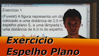 Espelhos Planos Exercícios de Reflexão da Luz nos Espelhos Planos [upl. by Cinelli]