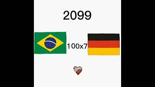 BRASIL 100x7 ALEMANHA 🇧🇷🇩🇪 [upl. by Odlabu]