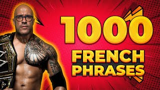 1000 French phrases for everyday life ‌All you need to talk [upl. by Ridglee]