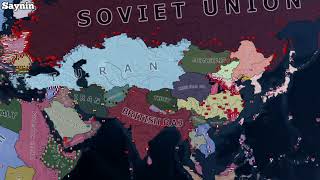 If Turkey had Turanian lands  Hoi4 Timelapse [upl. by Hut]