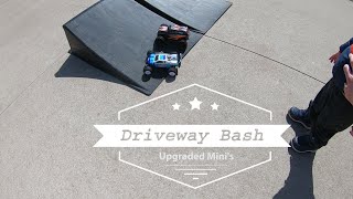 Losi MiniT amp Teton Driveway Bash With Upgrades [upl. by Swain]