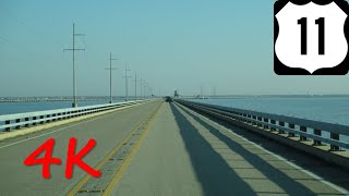 ⁴ᴷ Maestri Bridge US 11 northbound 4K VIDEO [upl. by Sinnelg990]