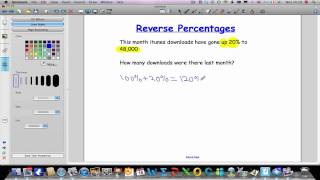 Reverse Percentages [upl. by Vezza]