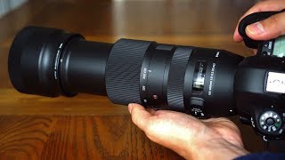 Sigma 100400mm f563 DG HSM C lens review Fullframe amp APSC [upl. by Ellecrag]