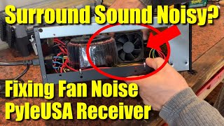 ✅ Surround Sound Receiver Too Noisy Easy Fix for Audio Video Receiver with Buzzing Fan PyleUSA [upl. by Farant]