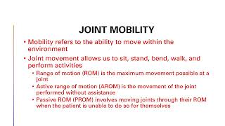 Mobility and Immobility pptx [upl. by Ainak982]