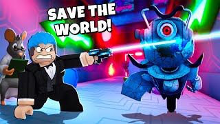 Robot Factory  ROBLOX  BOSS EL AND DOCTOR DODING DAGA SAVE THE WORLD [upl. by Bostow774]