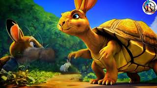 खरगोश और कछुआ Hindi Kahaniya  Rabbit and Tortoise 3D Hindi Stories for Kids [upl. by Dygal894]