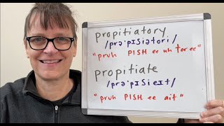 How to Pronounce Propitiatory and Propitiate [upl. by Chane]