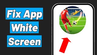 How to Fix Football Strike App White Screen Problem [upl. by Akirrehs]