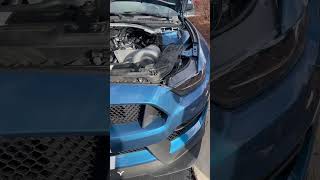 Boosting a GT350 is WILDDD trending mustang automobile car shorts boost viral [upl. by Ahsienot]