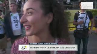 Egan Bernal Tour 2019 Etapa 21 Final [upl. by Sinylg]