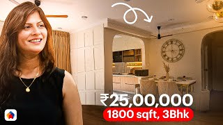 I Spent 25 Lakhs on Interiors and Heres My 3BHK Bengaluru House [upl. by Leahsim]