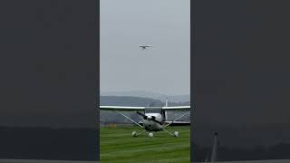 Cessna 152 landing at Shobdon Airfield shorts [upl. by Roseanne]