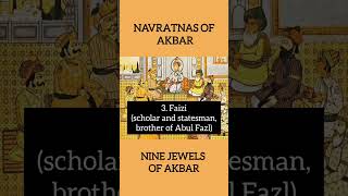 Navratnas of Akbar generalawareness history mughal akbar [upl. by Tuesday426]