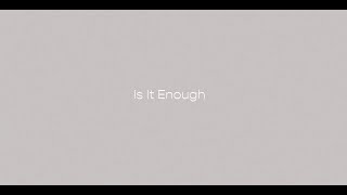 Hope Tala  Is It Enough Official Lyric Video [upl. by Dasha523]