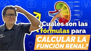 ¿Cuáles son las fórmulas para calcular la función renal [upl. by Seigler]