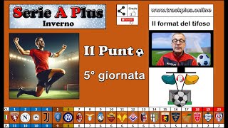 Serie A Plus Inverno Il Punt⚽ 5° giornata [upl. by Edlihtam97]