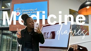 Medicine diaries My first day as a medical student at UCLan foundation year Day in my life 🩺📚✍🏾 [upl. by Nedyaj]