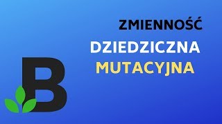 zmienność dziedziczna mutacyjna  genetyka  KOREPETYCJE z BIOLOGII  221 [upl. by Amadeus]