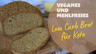 Dieses vegane Low Carb Brot wird dein Leben verändern  Bestes Low Carb Brot Rezept ideal für Keto [upl. by Elamrej]