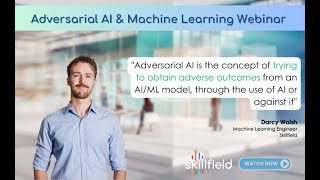 Adversarial AI amp Machine Learning  Webinar [upl. by Yenobe]