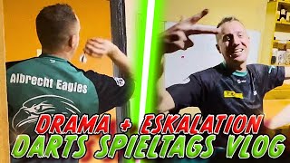 DRAMA SPANNUNG amp PURE ESKALATION 🎯 Auswärtsspiel gegen die Crazy Dart Haie 😱🔥 DARTS SPIELTAGS VLOG [upl. by Hermine237]