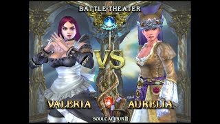 Soul Calibur III Battle Theater Valeria Vs Aurelia [upl. by Waylen95]