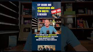 STF DEFINE QUE SEGURADO NÃO PODE ESCOLHER CÁLCULO MAIS BENÉFICO PARA BENEFÍCIO DA PREVIDÊNCIA [upl. by Tnomad]