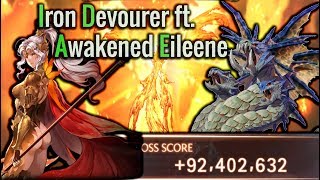 Seven Knights World Boss Iron Devourer 92M ft Awakened Eileene [upl. by Eselehs232]