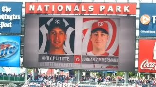 New York Yankees vs Washington Nationals Starting Lineups 6162012 [upl. by Kera]