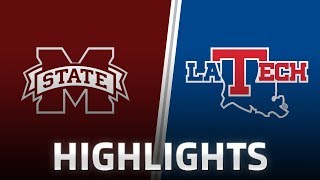 Highlights Mississippi State at LA Tech [upl. by Gentille]